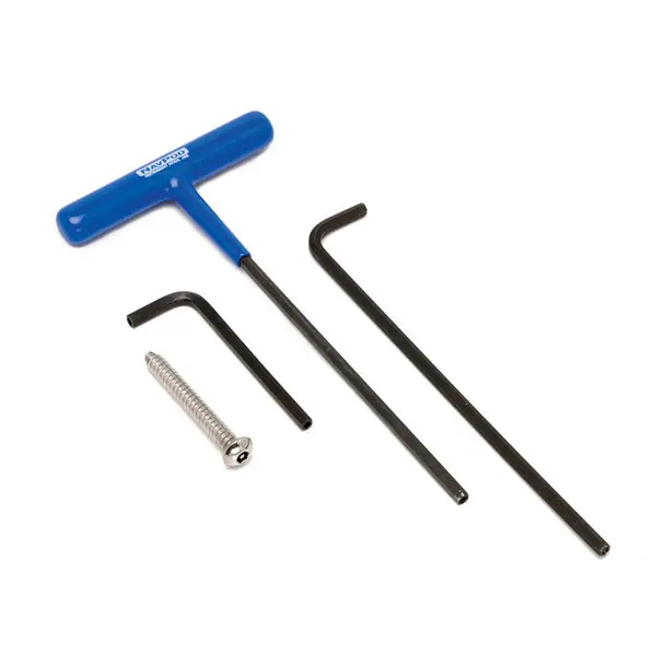 Professional Grade NavPod TamperProof Wrench Set (Fits all generations of NavPod security screws); Includes two 5" L-Wrenchs and one 6" Vinyl Grip T-Handle Wrench