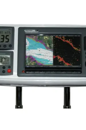 Professional Grade NavPod SystemPod Pre-Cut for Raymarine C120W/E120W on the right *AND* 2 additional instruments (3.6" holes) on the left for 9.5" wide guard