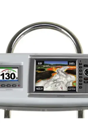 Top Pick NavPod SystemPod Pre-Cut for Garmin GPSMAP 820/820xs/840/840xs on the right *AND* 1 additional instrument (3.6" hole) on the left for 12" wide guard