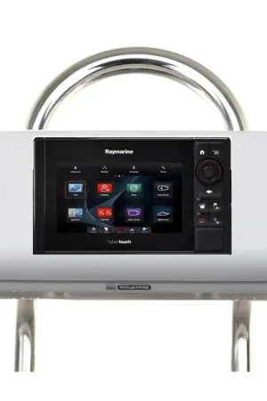Final Sale NavPod SystemPod Pre-Cut for Raymarine eS75 / eS77 / eS78 mounted in center for 9.5" wide guard