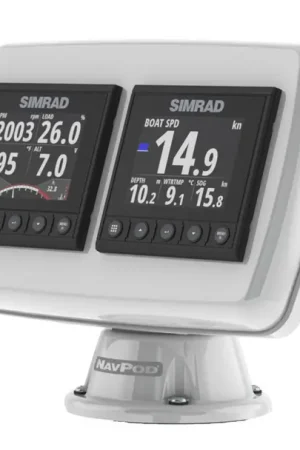 Cheap NavPod PowerPod Pre-Cut for (2) two Simrad IS42 / AP44 / B&G Triton2 square hole instruments