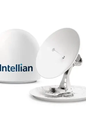 Direct From Factory Intellian T4-101BW3H t100N 1m Maritime Global Satellite TV Antenna System in v100NX Matching Radome with heating device