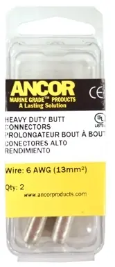 #6 Tinned Butt Connector, pack of 2 Save Now
