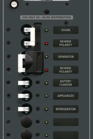 230VAC 10-Position Source Selection Panel Budget