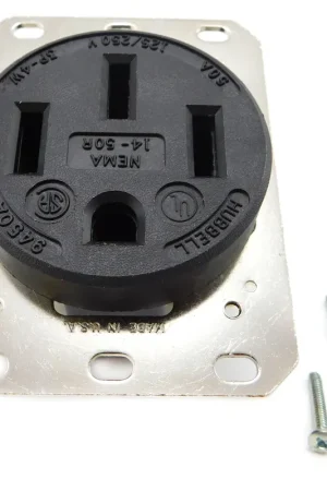 50 Amp 125/250 Volt Straight Blade Receptacle While Supplies Last
