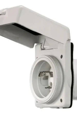 Hot Deal Hubbell Hbl303nmbl 30a Inlet Boatside Polycarb