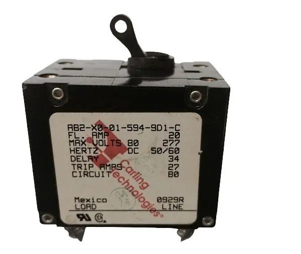 Top Rated Newmar 50 Amp Double Pole Breaker W/ Black Throw