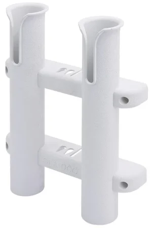 Clearance Sea-Dog Two Pole Side Mount Rod Storage Rack - White