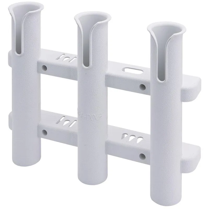 Mega Sale Sea-Dog Three Pole Rod Storage Rack - White