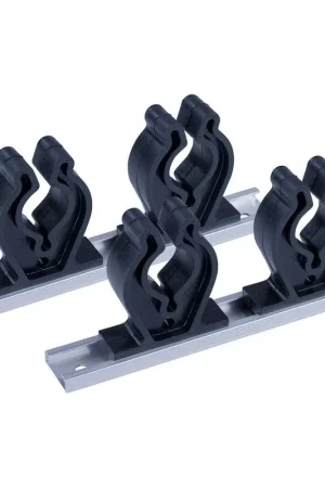 Sea-Dog Track Rod Holder - 7" Tracks - 4 Rod Clips Budget