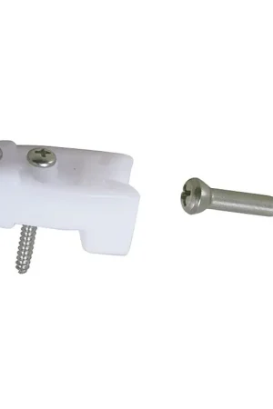 Must Have Perko Door Catches - White Nylon/Stainless - Pair
