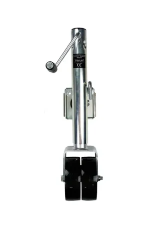 Bargain Powerwinch Utility Series Jack - 1500lb, Bolt-On, Double Wheel, Zinc