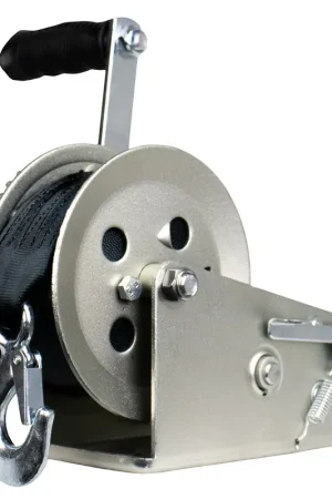 Buy Direct Powerwinch Utility Series Winch 2,500lb, 2 Speed, 8" Crank Arm - Zinc