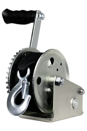 Bargain Powerwinch Utility Series Winch 1,600lb, 6" Crank Arm - Zinc