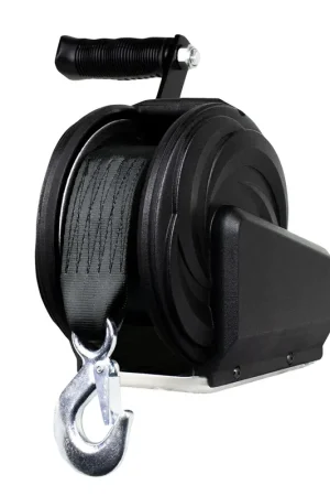 Buy Direct Powerwinch Select Series Winch 1,200lb, 8" Crank Arm - Carbon Black