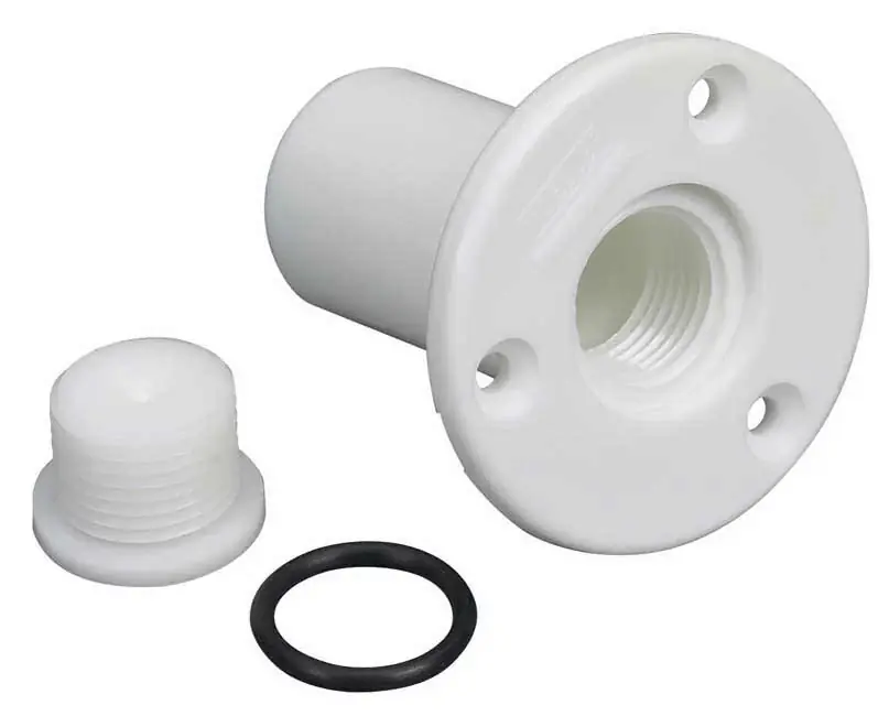 Bargain Moeller TRANSOM DRAIN TUBE WITH PLUG