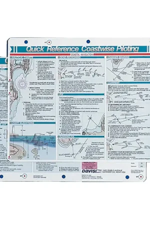 Davis Quick Reference Coastwise Piloting Card Best Choice