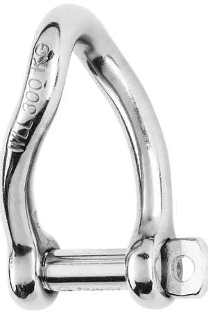 Authentic Wichard Self-Locking Twisted Shackle - Diameter 5mm - 3/16"