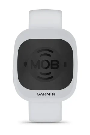 Authentic Garmin Mob Tag With White Quick Release Band